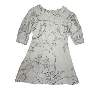 Banana Republic White Floral Mini Dress